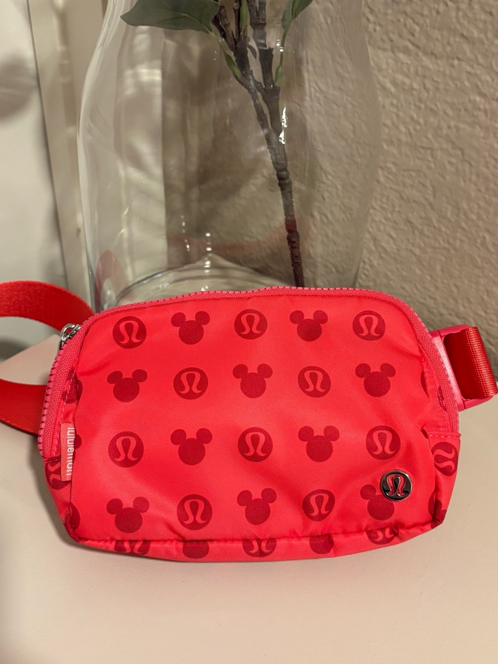 Lululemon x Disney Red Mickey Logo Belt Bag